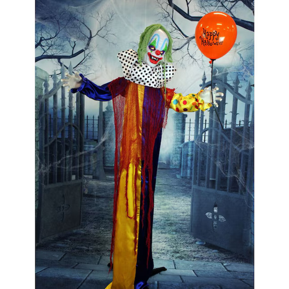 🔥Haunted Hill Farm Life-Size Scary Talking Clown Halloween Animatronic BNWT🔥 - Picture 6 of 6